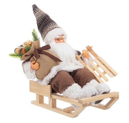 Babbo natale con - babbo, sllitta