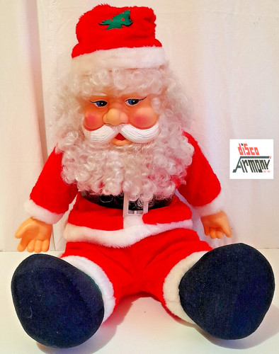 Babbo natale pupazzo seduto - ,