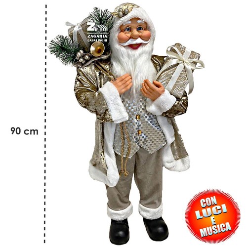 Babbo natale pupazzo - babbo, cm