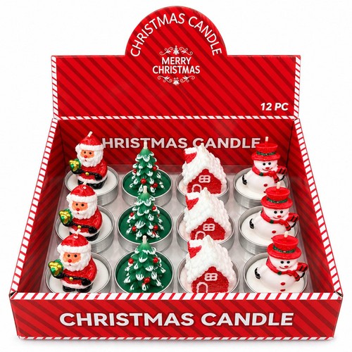 Set candele natalizie - 12,