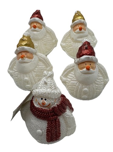 Set candele natalizie babbo - natalizie,