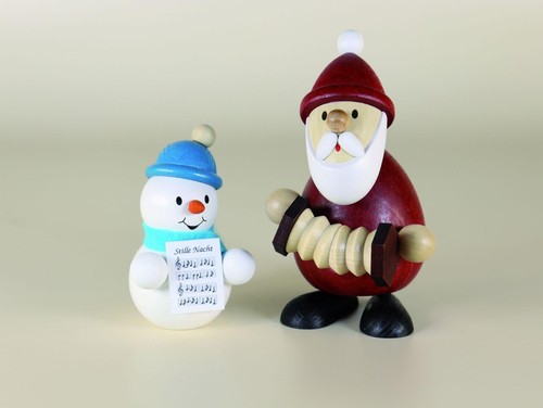 Babbo natale con fisarmonica - con,
