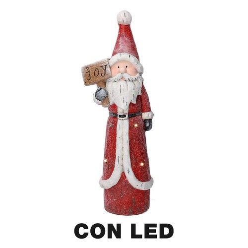 Pupazzo babbo natale resina - pupazzo,