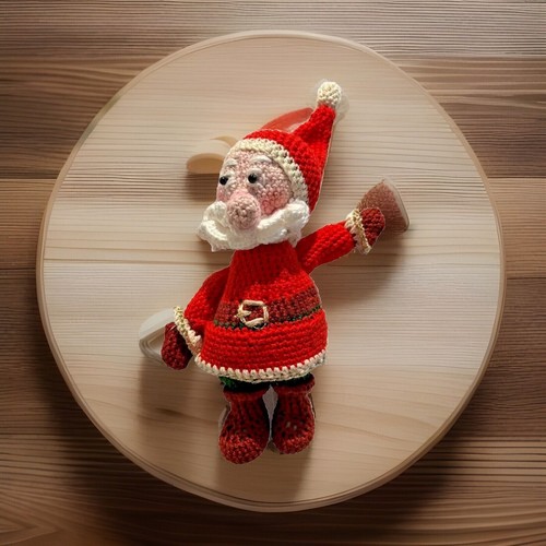 Pupazzo babbo natale - babbo, uncinetto