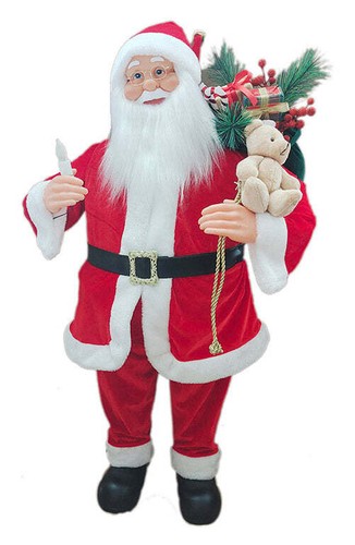 Pupazzo babbo natale h60 - pupazzo,