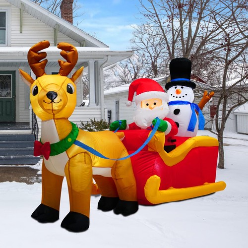 Babbo natale gonfiabile - gonfiabile, con